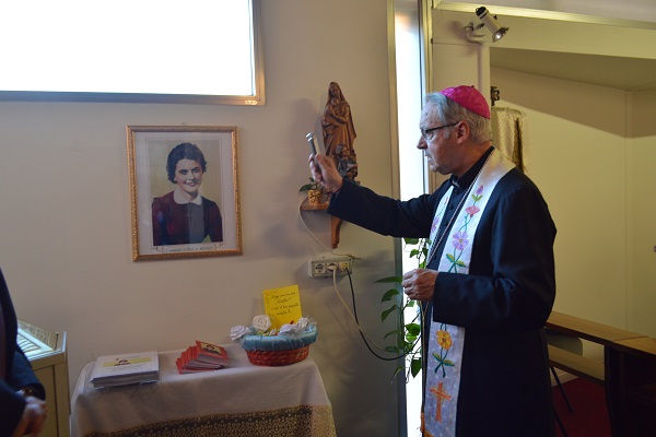 Il Vescovo di Rimini Mons. Lambiasi scopre l’immagine della Venerabile Carla Ronci
